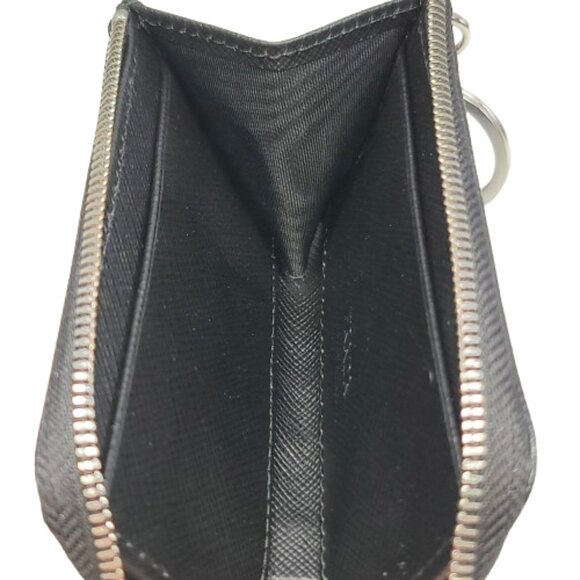 PRADA SAFFIANO POUCH KEY CHAIN - WALLET - CARD HOLDER - Picture 9 of 10